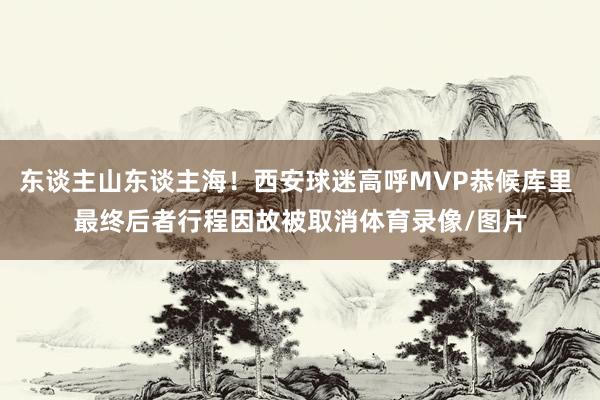 东谈主山东谈主海！西安球迷高呼MVP恭候库里 最终后者行程因故被取消体育录像/图片